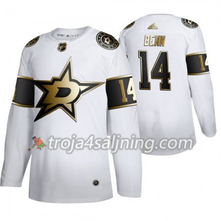 Dallas Stars tröja Jamie Benn 14 2019-2020 Adidas Golden Edition Vit Authentic - NHL Tröjor Herr Dallas Stars tröja Jamie Benn 14 2019-2020 Adidas Golden Edition Vit Authentic - NHL Tröjor Herr
